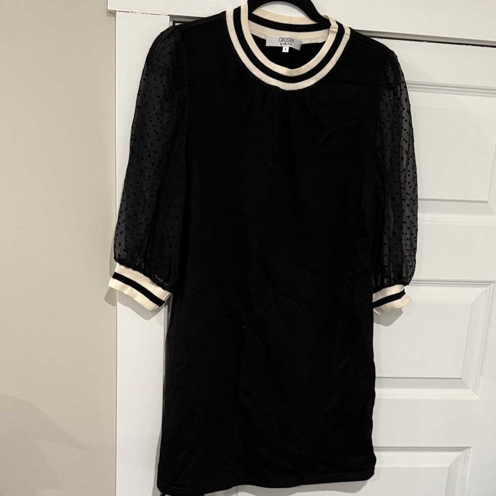 Adorable black and white Crosby dress